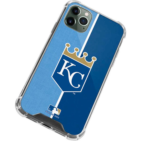 MLB Kansas City Royals Split iPhone 12 Pro Clear Case