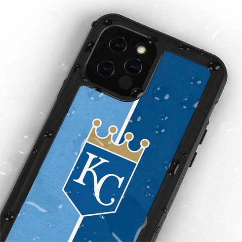 MLB Kansas City Royals Split iPhone 12 Pro Waterproof Case