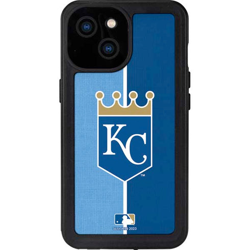 MLB Kansas City Royals Split iPhone 13 Mini Waterproof Case