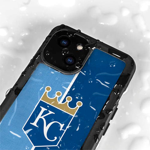 MLB Kansas City Royals Split iPhone 13 Mini Waterproof Case
