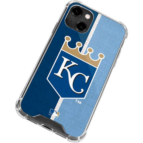 MLB Kansas City Royals Split iPhone 14 Clear Case