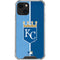 MLB Kansas City Royals Split iPhone 14 Plus Clear Case