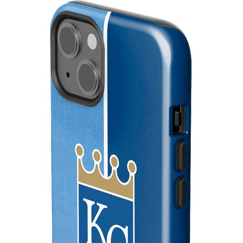 MLB Kansas City Royals Split iPhone 15 Plus Impact Case