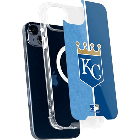 MLB Kansas City Royals Split iPhone 15 Plus MagSafe Case