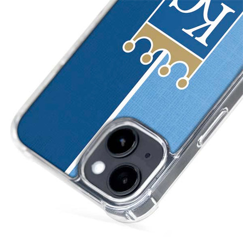 MLB Kansas City Royals Split iPhone 15 Plus MagSafe Case