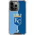MLB Kansas City Royals Split iPhone 14 Pro Clear Case