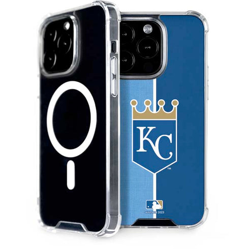 MLB Kansas City Royals Split iPhone 15 Pro MagSafe Case
