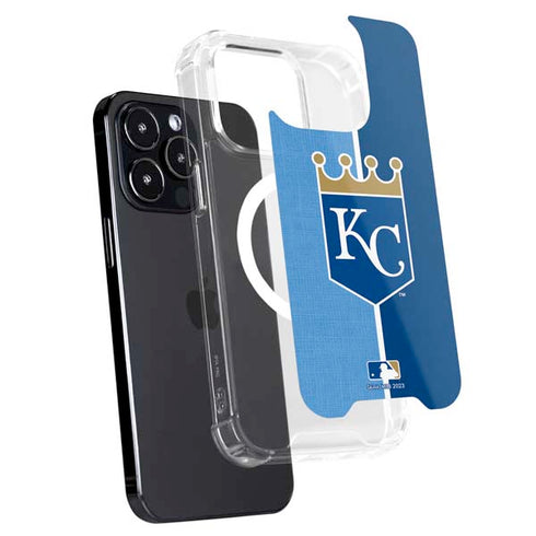MLB Kansas City Royals Split iPhone 15 Pro MagSafe Case