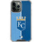 MLB Kansas City Royals Split iPhone 14 Pro Max Clear Case