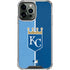 MLB Kansas City Royals Split iPhone 14 Pro Max Clear Case