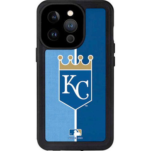 MLB Kansas City Royals Split iPhone 14 Pro Waterproof Case
