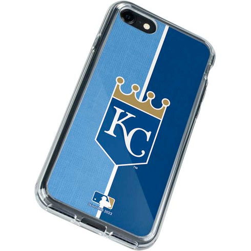 MLB Kansas City Royals Split iPhone SE (2nd & 3rd Gen) Clear Case