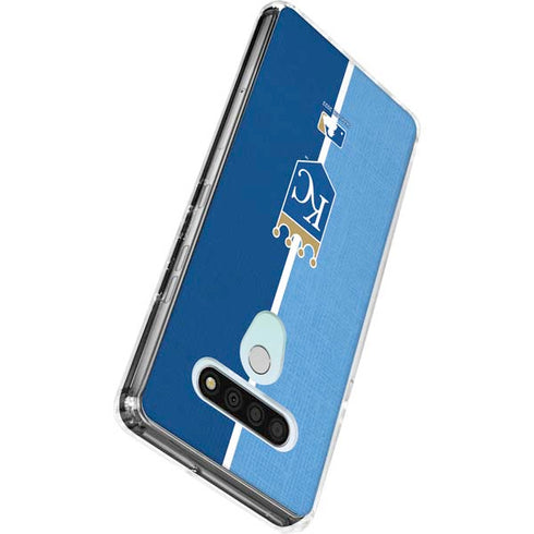 MLB Kansas City Royals Split LG Stylo 6 Clear Case