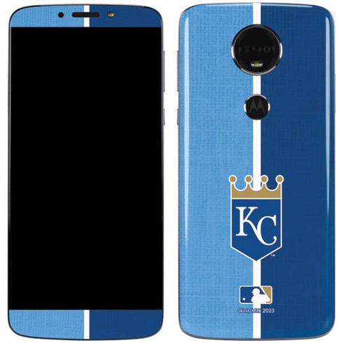 MLB Kansas City Royals Split Moto E5 Plus Skin