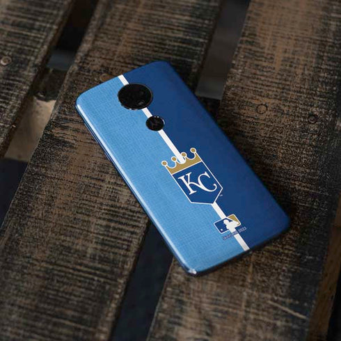 MLB Kansas City Royals Split Moto E5 Plus Skin