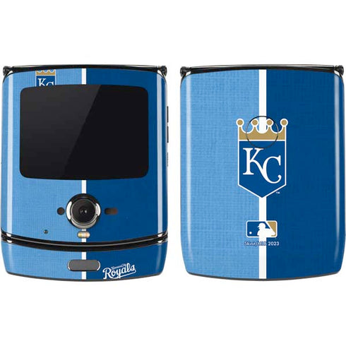 MLB Kansas City Royals Split Motorola RAZR Skin