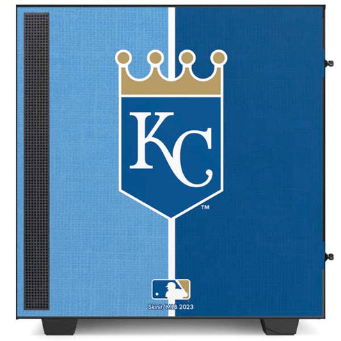 MLB Kansas City Royals Split NZXT H510 Compact ATX Mid-Tower Case Skin