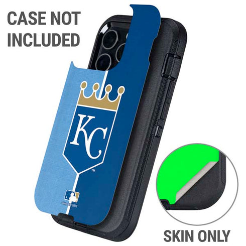MLB Kansas City Royals Split Otterbox Defender iPhone Skin