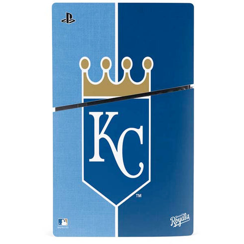 MLB Kansas City Royals Split PS5 Slim Disk Bundle Skin