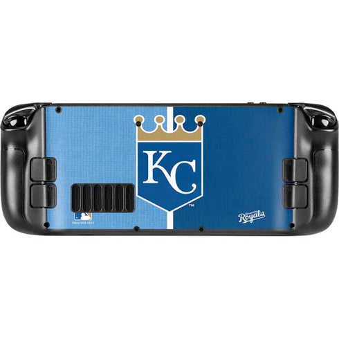 MLB Kansas City Royals Split Steam Deck Handheld Gaming Computer Skin