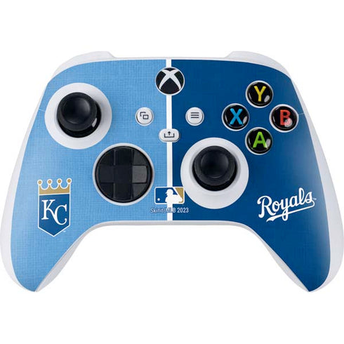 MLB Kansas City Royals Split Xbox Series S Controller Skin