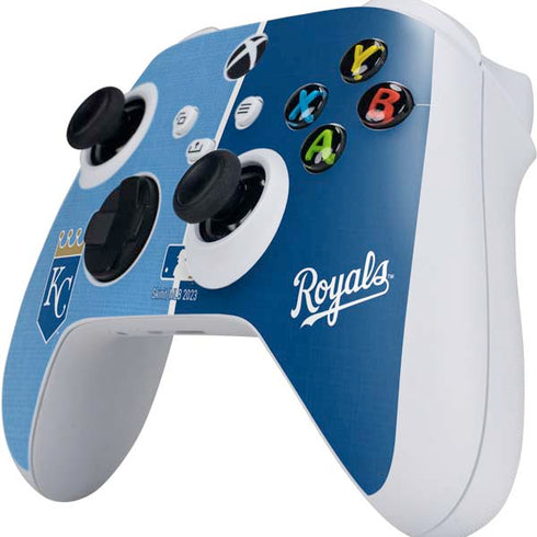 MLB Kansas City Royals Split Xbox Series S Controller Skin
