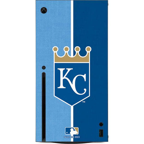MLB Kansas City Royals Split Xbox Series X Console Skin