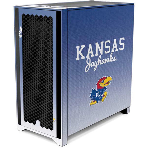 University of Kansas Jayhawks Corsair 4000D Tempered Glass Mid-Tower ATX Case Skin