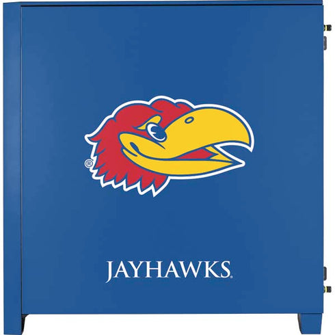 University of Kansas Jayhawks Digi Corsair 4000D Tempered Glass Mid-Tower ATX Case Skin