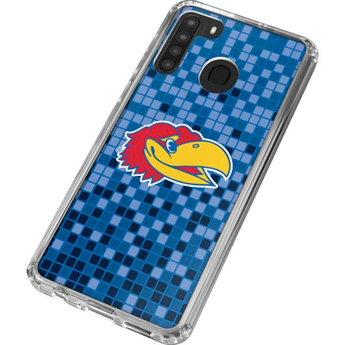 University of Kansas Jayhawks Digi Galaxy A21 Clear Case