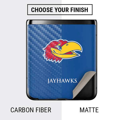 University of Kansas Jayhawks Digi Galaxy Z Flip Skin