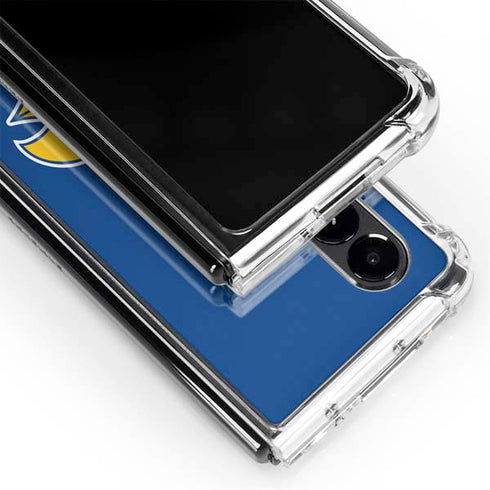 University of Kansas Jayhawks Digi Galaxy Z Fold4 5G Clear Case