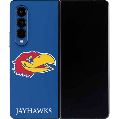 University of Kansas Jayhawks Digi Galaxy Z Fold4 5G Skin