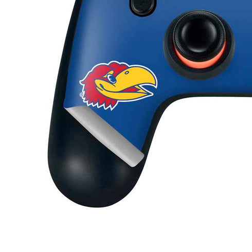 University of Kansas Jayhawks Digi Google Stadia Controller Skin