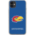 University of Kansas Jayhawks Digi iPhone 11 Clear Case