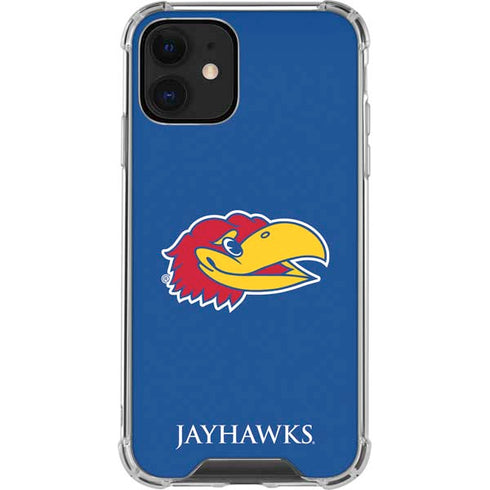 University of Kansas Jayhawks Digi iPhone 12 Clear Case