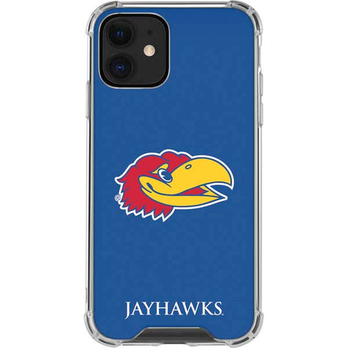 University of Kansas Jayhawks Digi iPhone 12 Mini Clear Case