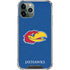 University of Kansas Jayhawks Digi iPhone 12 Pro Clear Case