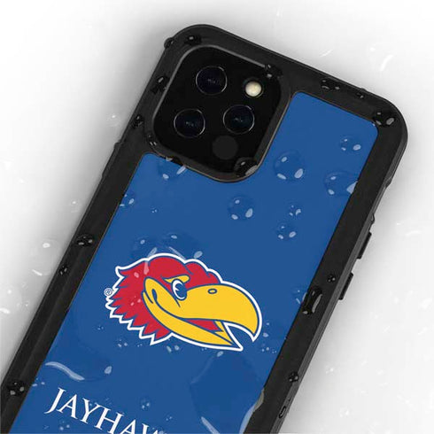 University of Kansas Jayhawks Digi iPhone 12 Pro Waterproof Case
