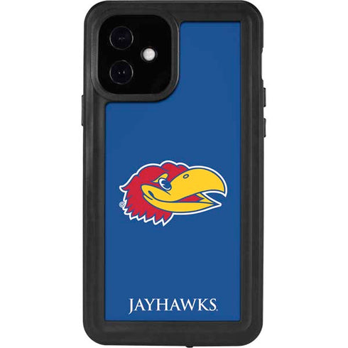 University of Kansas Jayhawks Digi iPhone 12 Waterproof Case