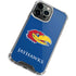 University of Kansas Jayhawks Digi iPhone 14 Pro Clear Case