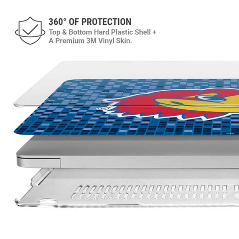 University of Kansas Jayhawks Digi MacBook Air 13in M1 (2021) Case plus Skin