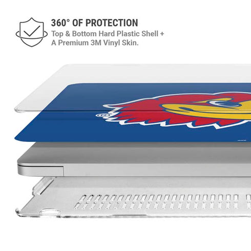 University of Kansas Jayhawks Digi MacBook Air 15in (2023-2025) Case plus Skin