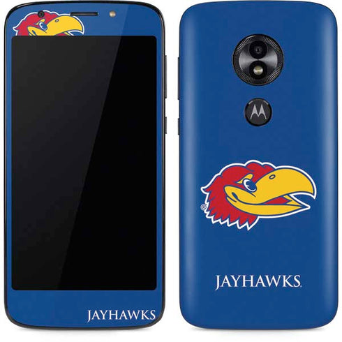 University of Kansas Jayhawks Digi Moto E5 Play Skin