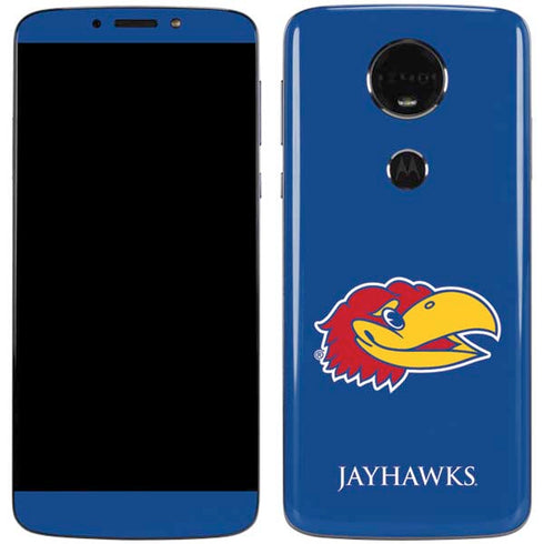 University of Kansas Jayhawks Digi Moto E5 Plus Skin
