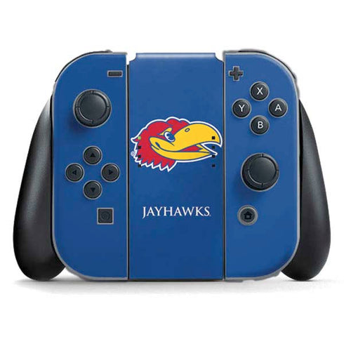 University of Kansas Jayhawks Digi Nintendo Switch (2017-2021) Joy-Con Controller Skin
