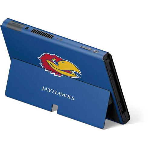 University of Kansas Jayhawks Digi Nintendo Switch OLED (2021) Skin