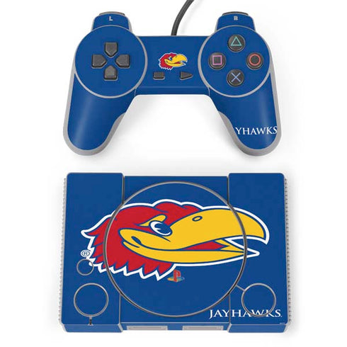 University of Kansas Jayhawks Digi PlayStation Classic Bundle Skin