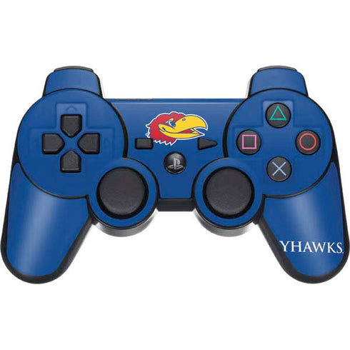 University of Kansas Jayhawks Digi PS3 Dual Shock wireless controller Skin