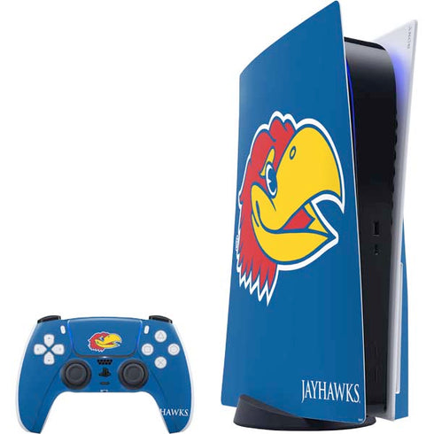 University of Kansas Jayhawks Digi PS5 Bundle Skin